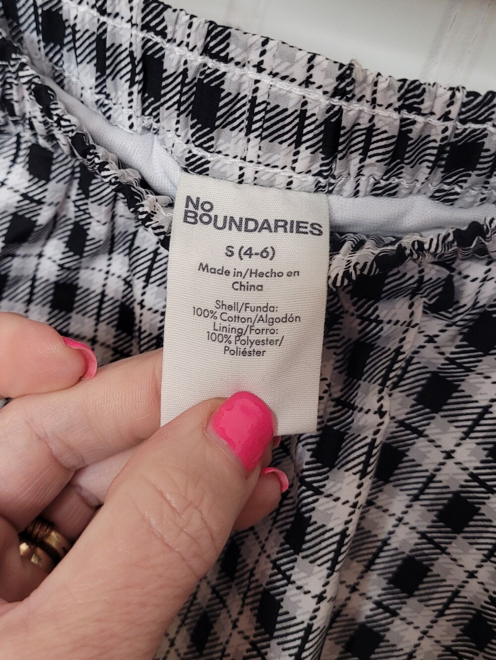 Bubble Skort Black & White Plaid NWT Size S - Picture 11 of 11